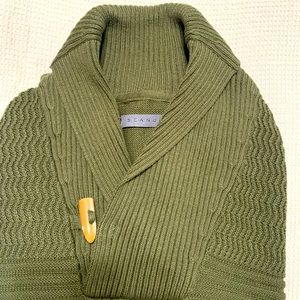 Sean John Men's Cowl Neck Sweater Army Green, Size 3XL